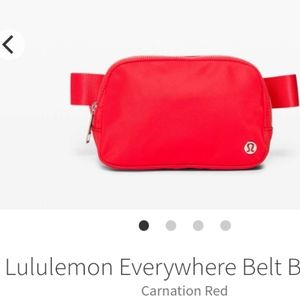 ❤️ NWT Lululemon Everywhere Belt Bag Carnation Red (Original Belt)